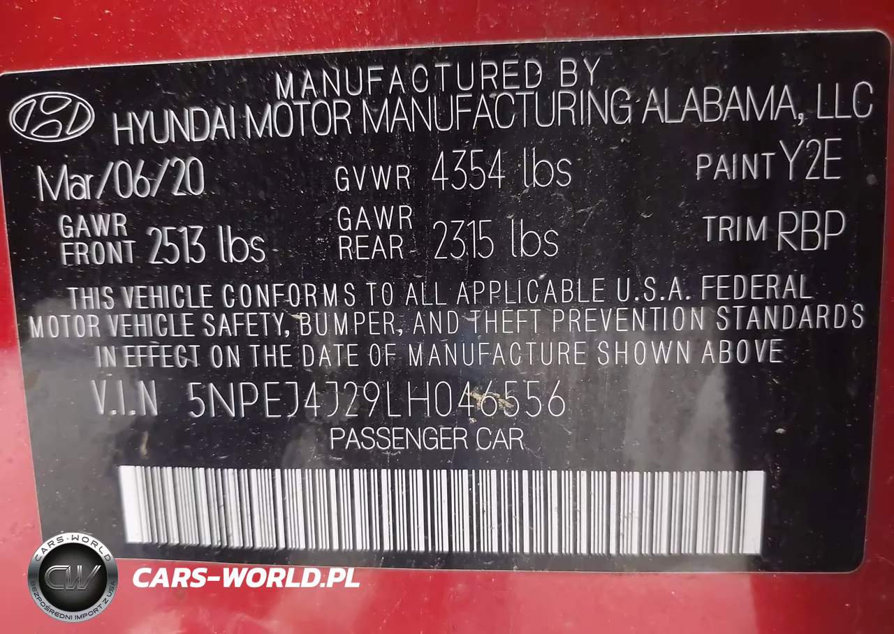 2020 Hyundai Sonata Sel Plus VIN:5NPEJ4J29LH046556 - 9