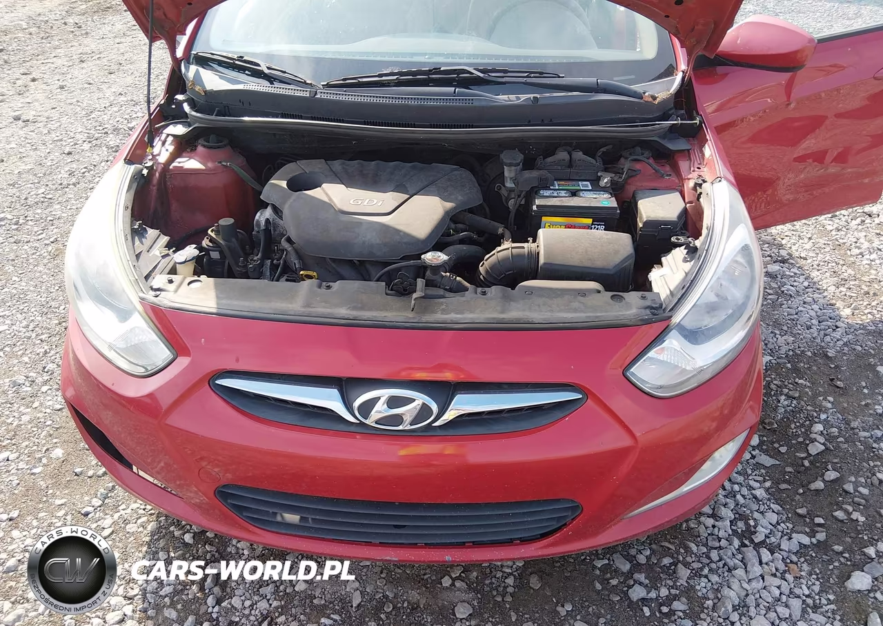 2013 Hyundai Accent Gls VIN:KMHCU4AE9DU429330 - 10