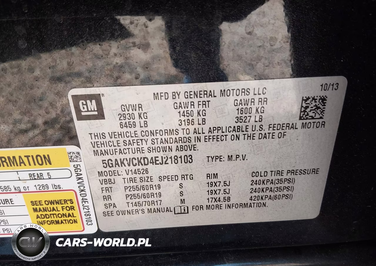 2014 Buick Enclave Premium VIN:5GAKVCKD4EJ218103 - 9