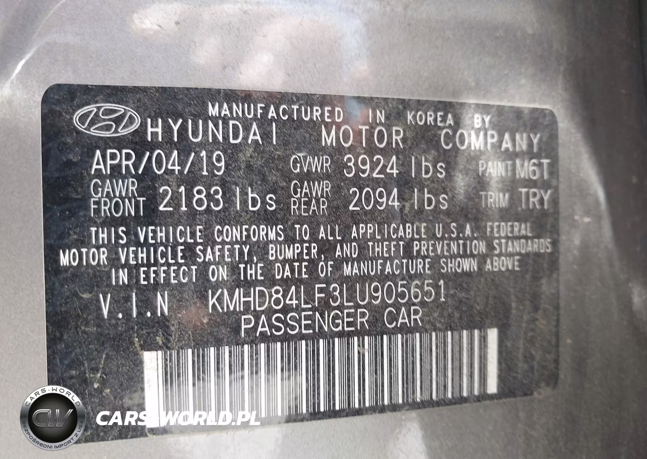 2020 Hyundai Elantra Value Edition VIN:KMHD84LF3LU905651 - 9