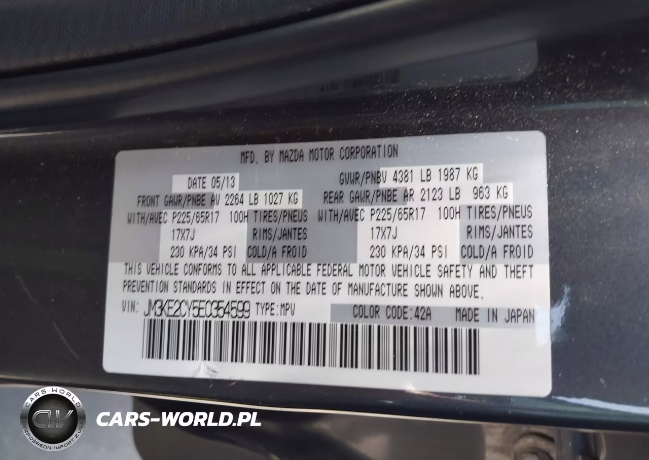 2014 Mazda Cx-5 Touring VIN:JM3KE2CY5E0354599 - 9