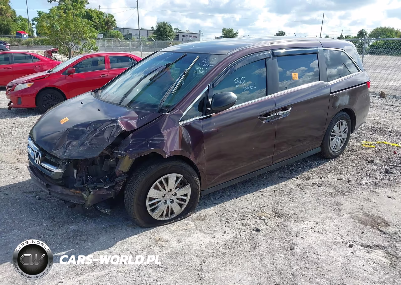 2014 Honda Odyssey Lx VIN:5FNRL5H25EB054422 - 2