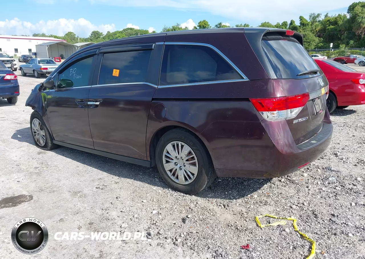2014 Honda Odyssey Lx VIN:5FNRL5H25EB054422 - 3