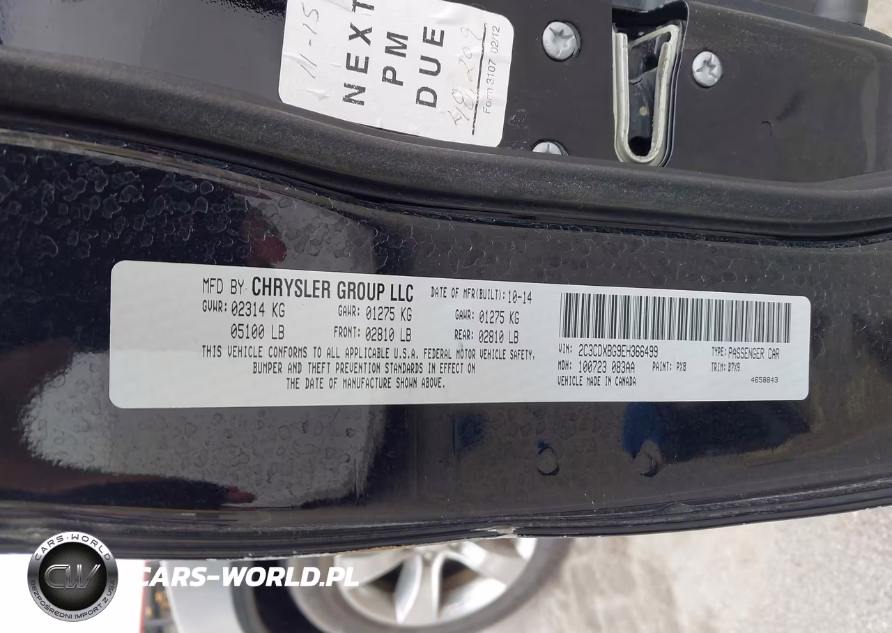 2014 Dodge Charger Se VIN:2C3CDXBG9EH366499 - 9