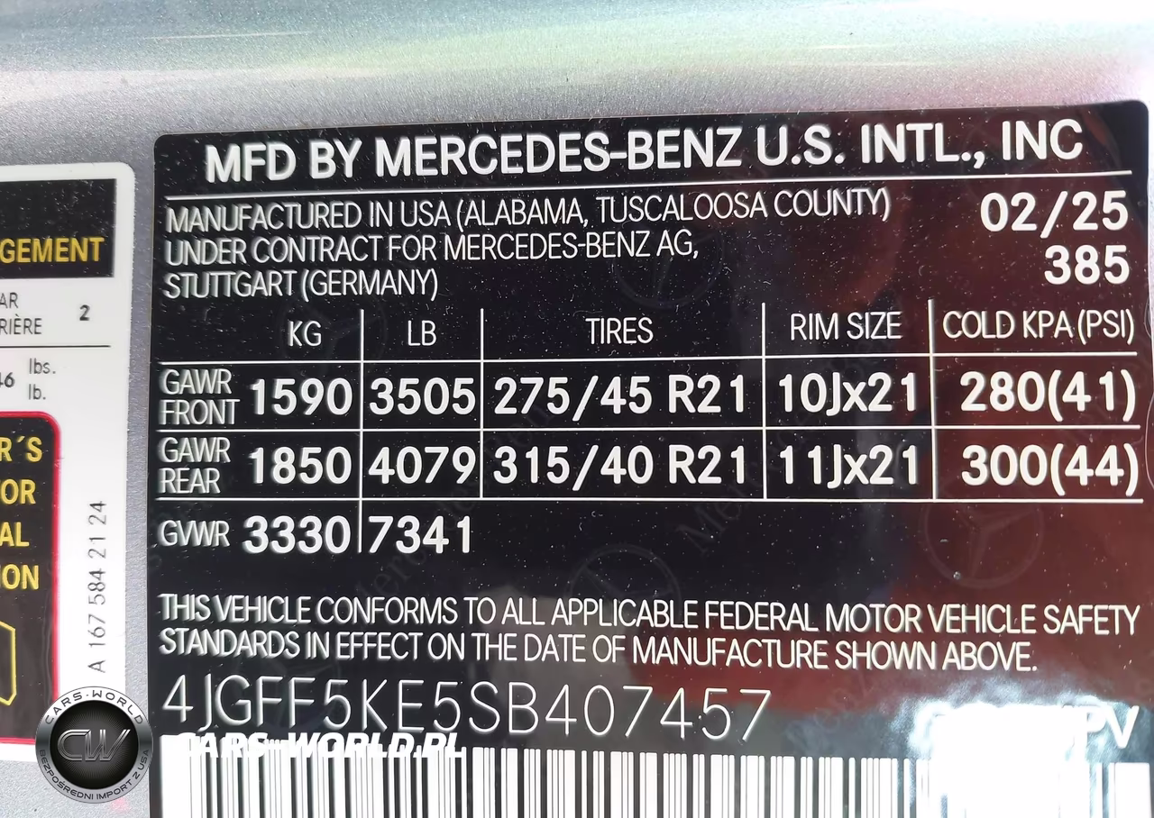 2025 Mercedes-Benz Gls 450 4Matic VIN:4JGFF5KE5SB407457 - 9