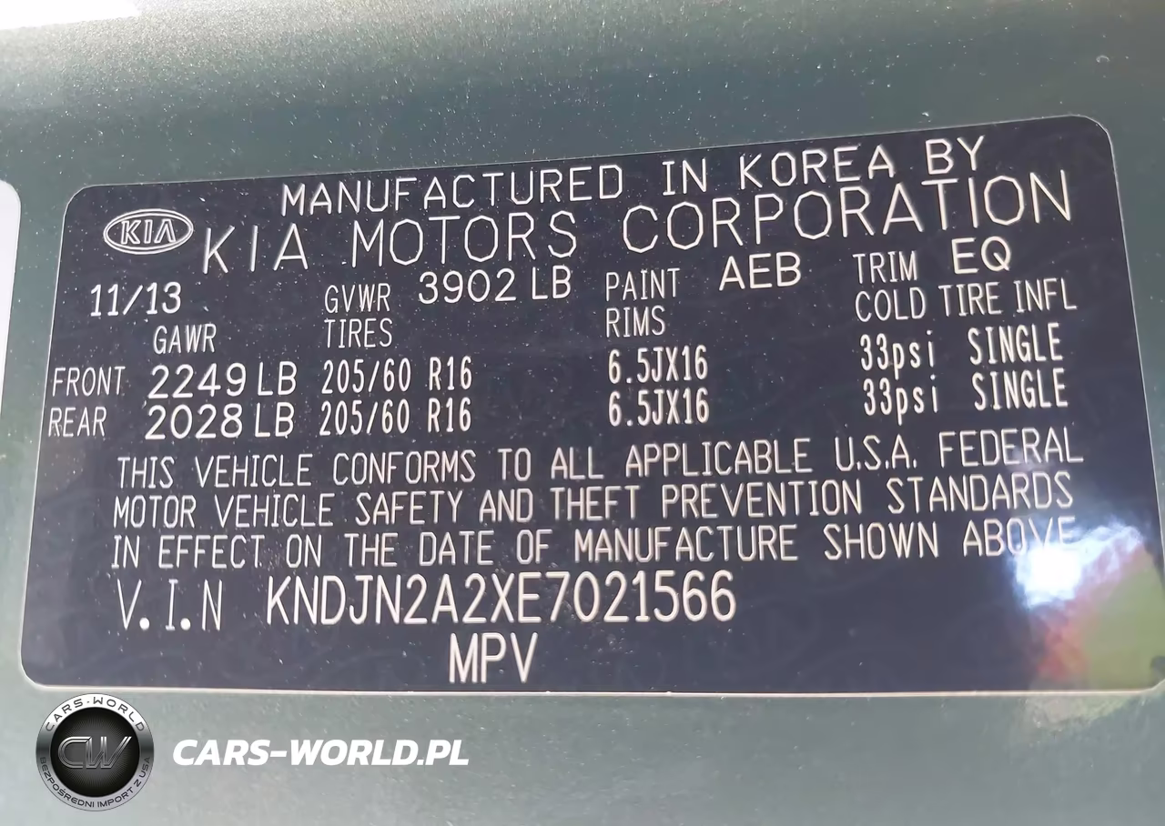 2014 Kia Soul VIN:KNDJN2A2XE7021566 - 9