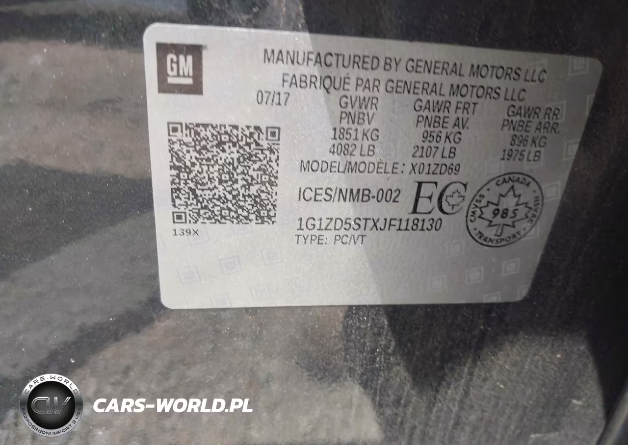 2018 Chevrolet Malibu Lt VIN:1G1ZD5STXJF118130 - 9