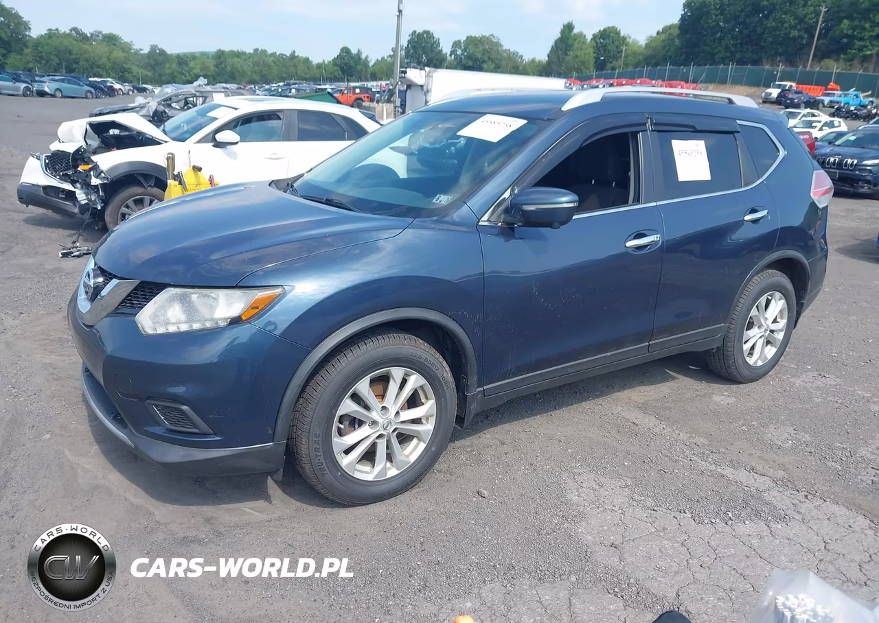2015 Nissan Rogue Sv VIN:KNMAT2MT4FP555335 - 2