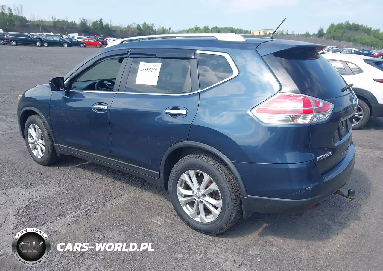 2015 Nissan Rogue Sv VIN:KNMAT2MT4FP555335 - 3