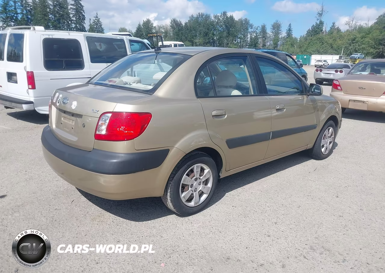 2007 Kia Rio Lx VIN:KNADE123276253440 - 4
