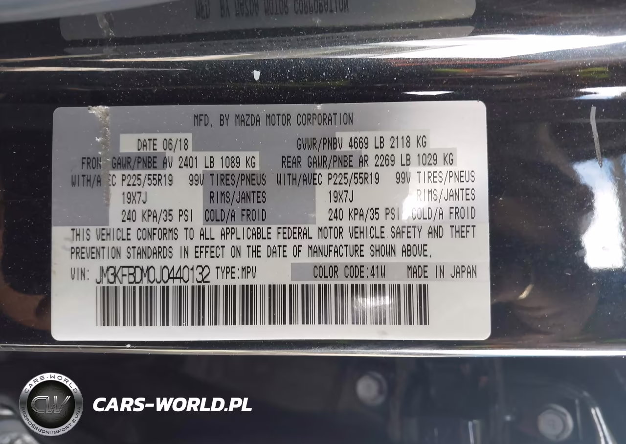 2018 Mazda Cx-5 Grand Touring VIN:JM3KFBDM0J0440132 - 9