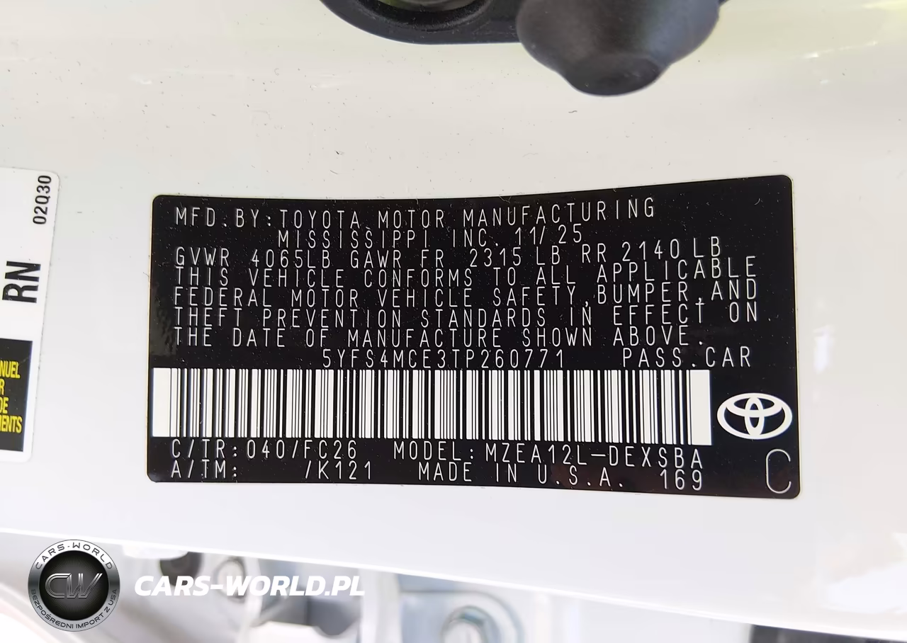 2026 Toyota Corolla Se VIN:5YFS4MCE3TP260771 - 9