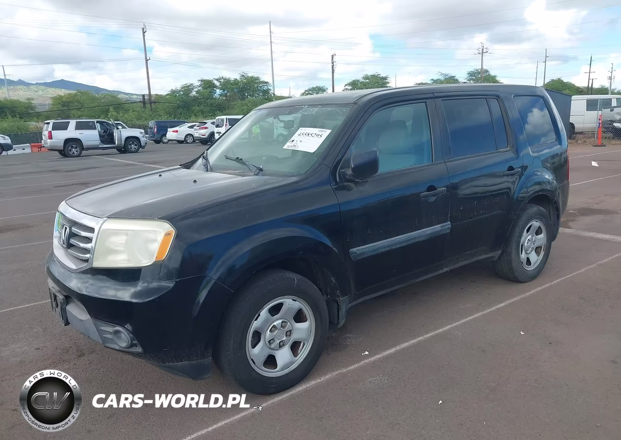 2015 Honda Pilot Lx VIN:5FNYF3H2XFB013390 - 2