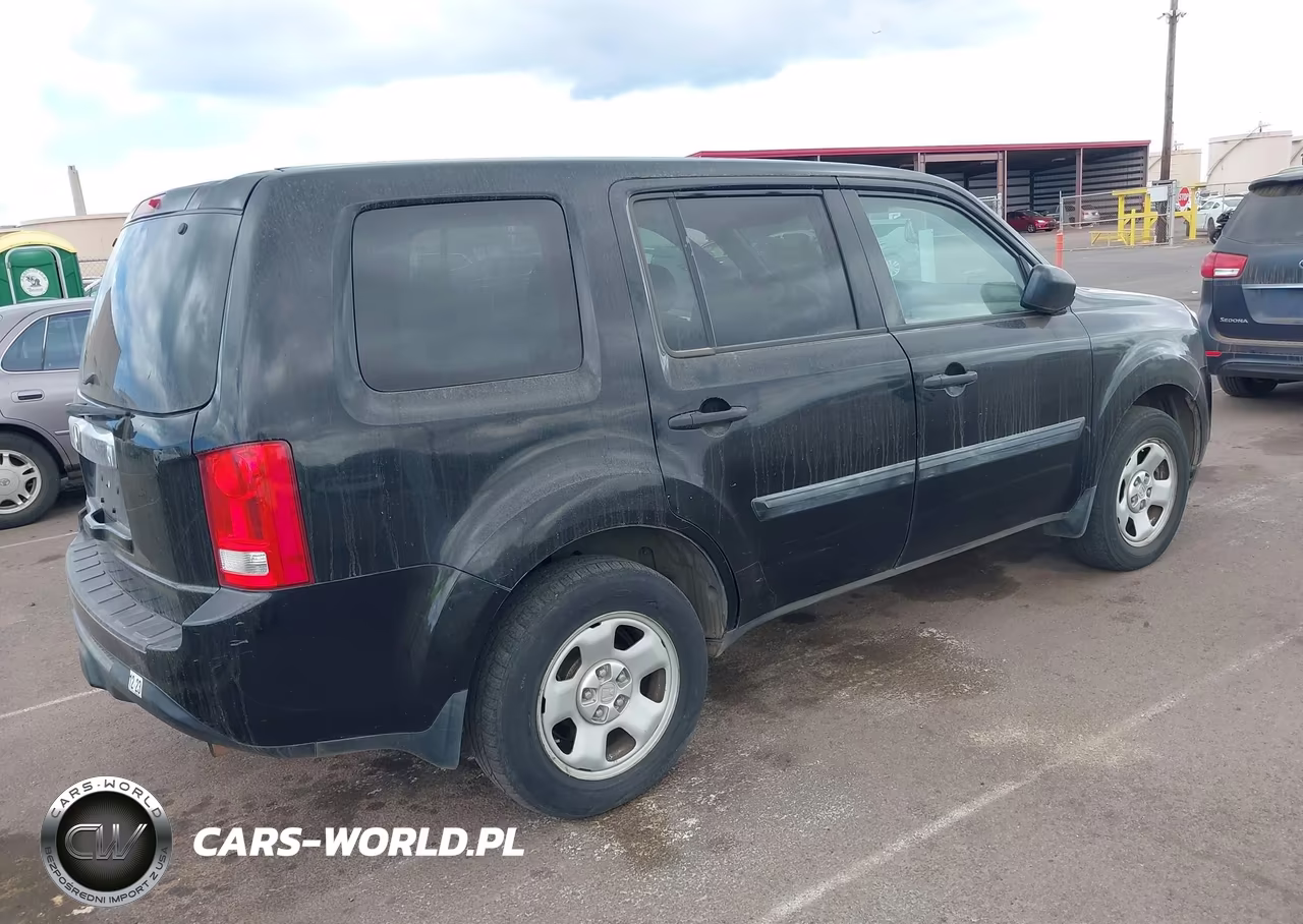 2015 Honda Pilot Lx VIN:5FNYF3H2XFB013390 - 4