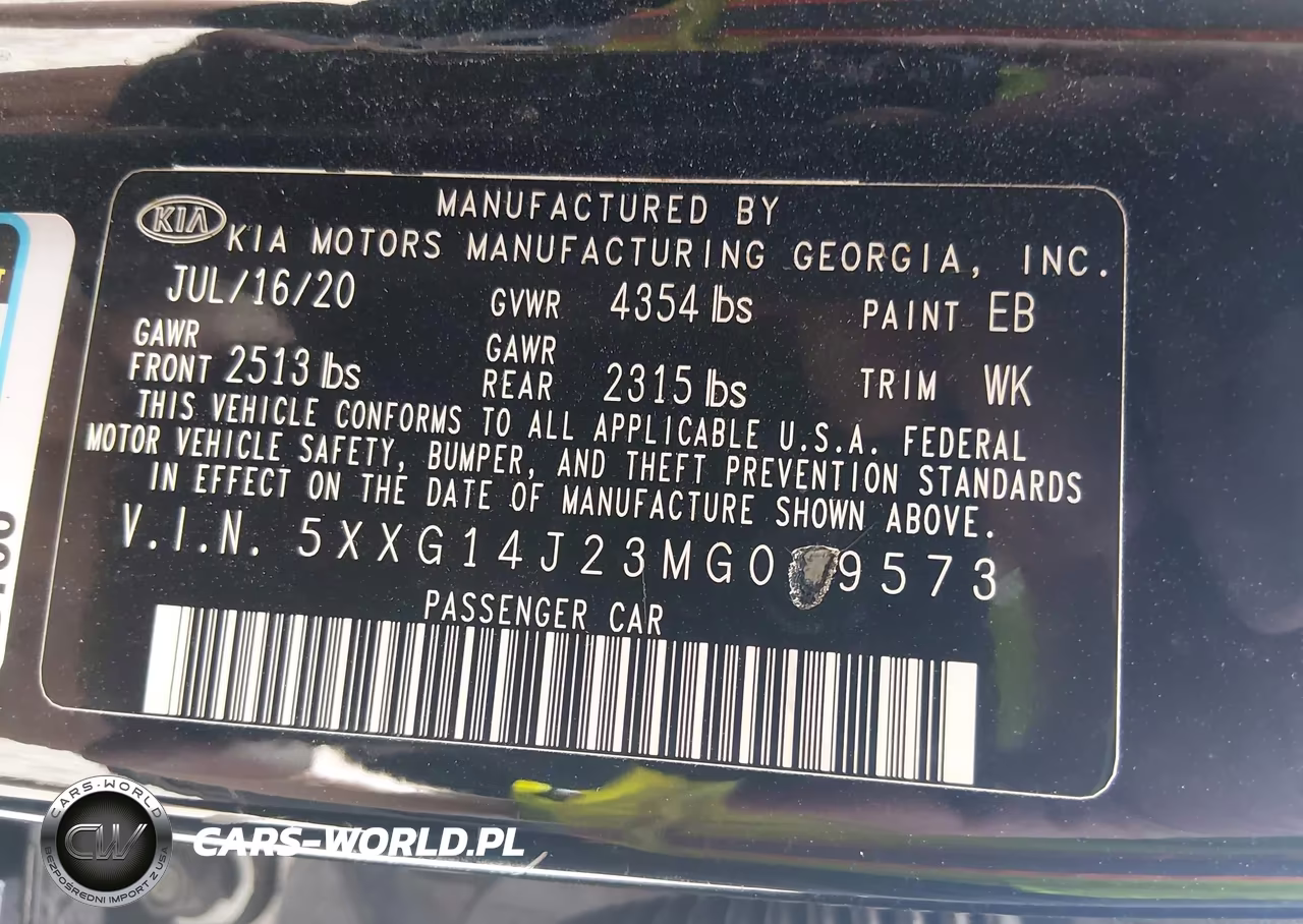 2021 Kia K5 Lxs VIN:5XXG14J23MG009573 - 9