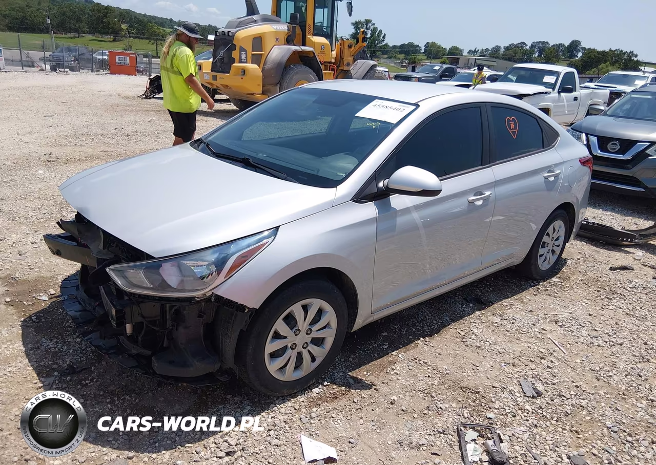 2022 Hyundai Accent Se VIN:3KPC24A66NE185333 - 2