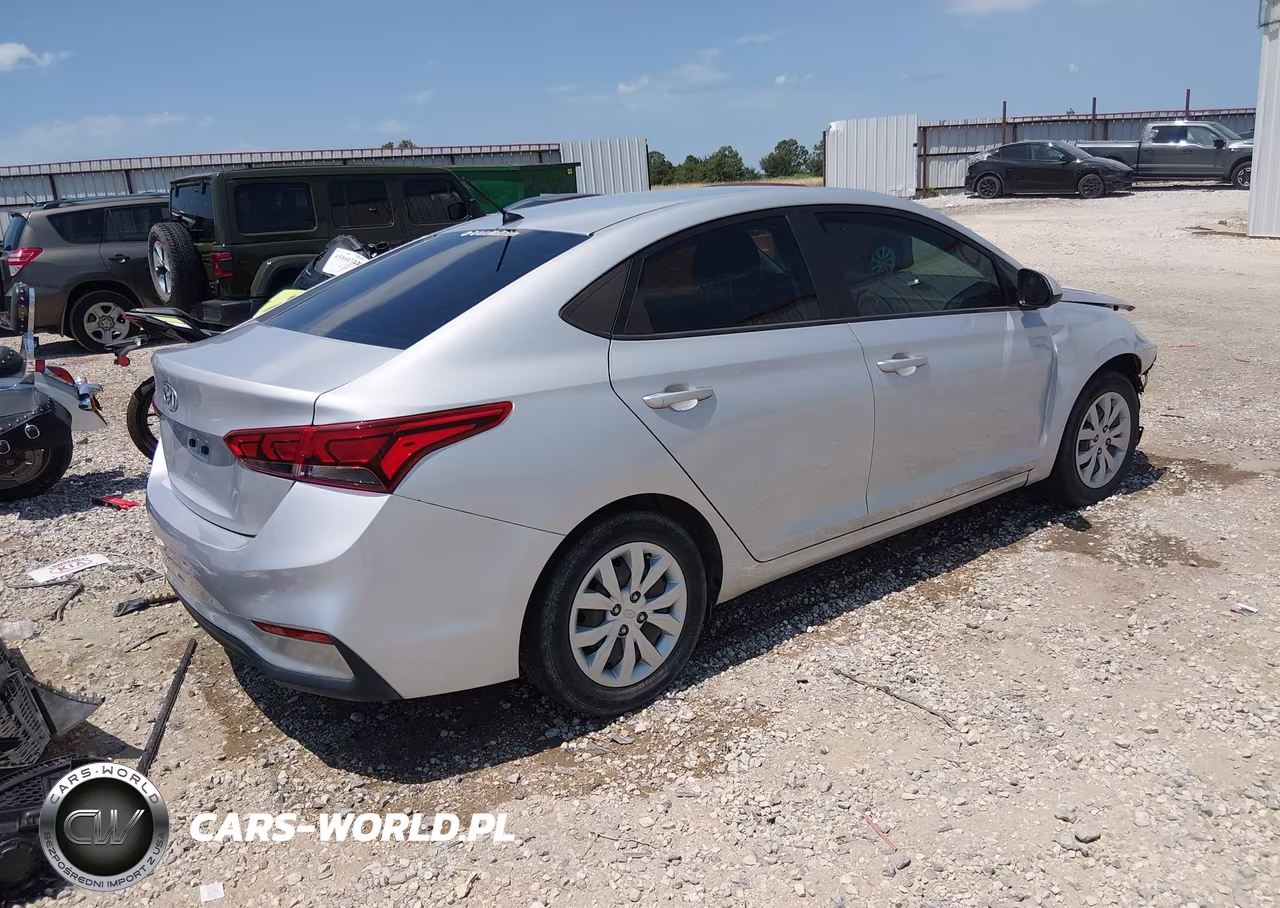 2022 Hyundai Accent Se VIN:3KPC24A66NE185333 - 4