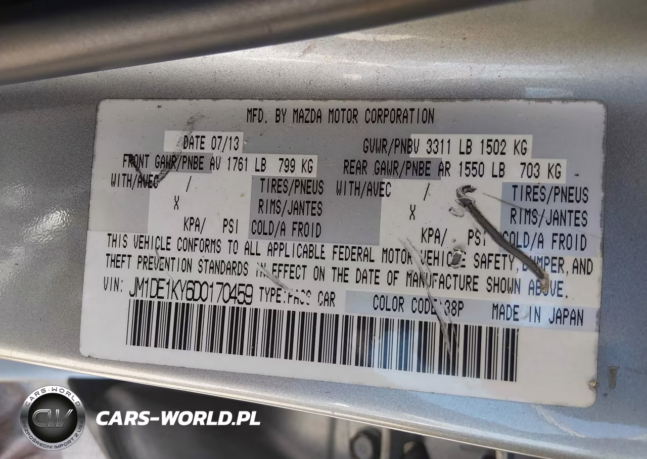 2013 Mazda Mazda2 Sport VIN:JM1DE1KY6D0170459 - 9