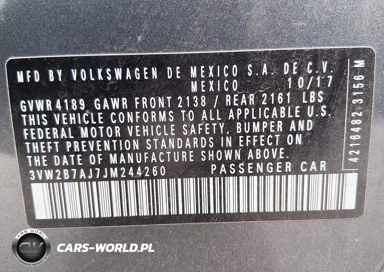 2018 Volkswagen Jetta 1.4T S VIN:3VW2B7AJ7JM244260 - 9