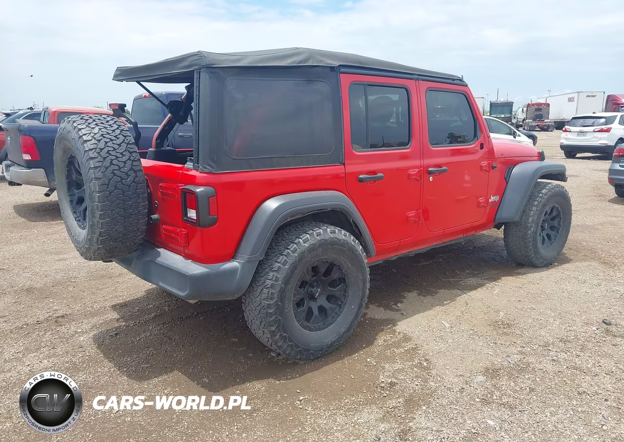 2021 Jeep Wrangler Unlimited Sport 4X4 VIN:1C4HJXDN3MW502597 - 4