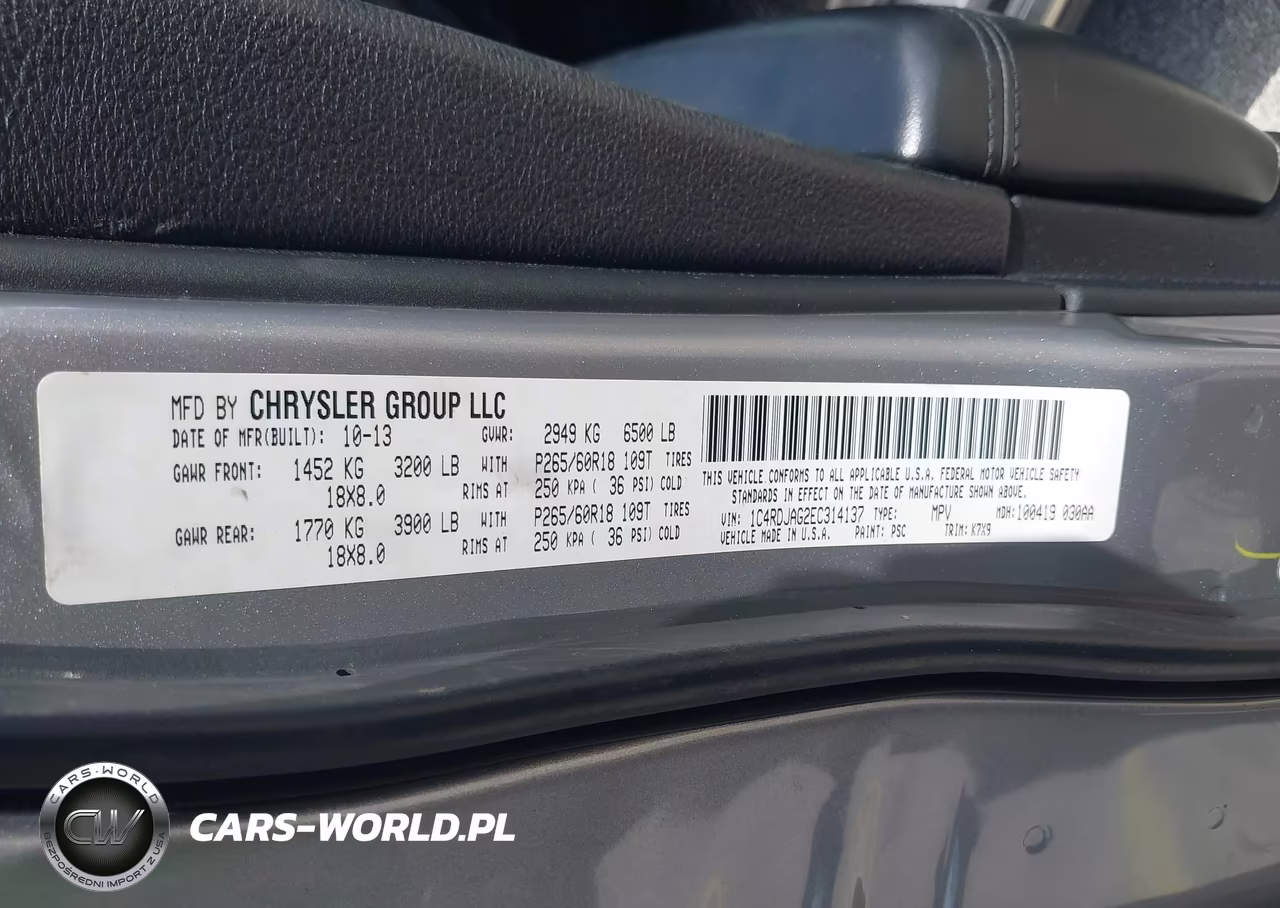 2014 Dodge Durango Sxt VIN:1C4RDJAG2EC314137 - 9