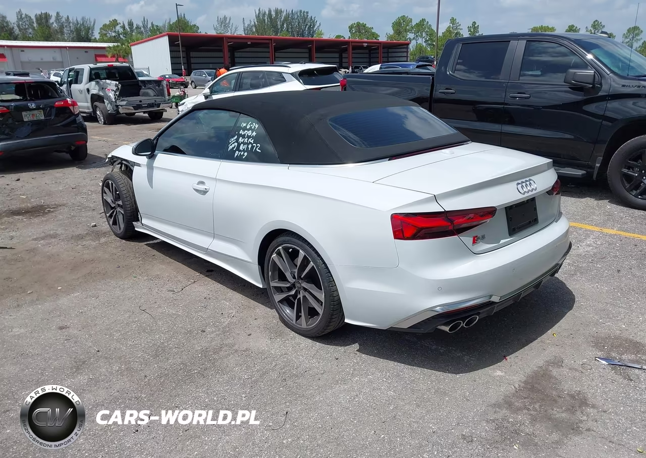2024 Audi S5 Cabriolet Premium Tfsi Quattro Tiptronic VIN:WAU24GF53RN008874 - 3