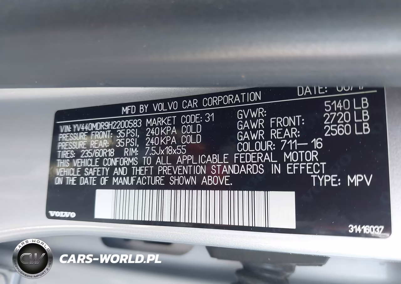 2017 Volvo Xc60 T5 Dynamic VIN:YV440MDR9H2200583 - 9