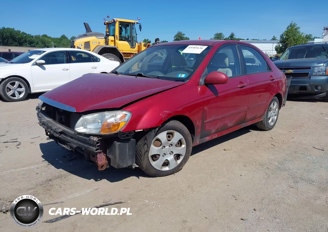 2009 Kia Spectra Ex VIN:KNAFE222195639913 - 2