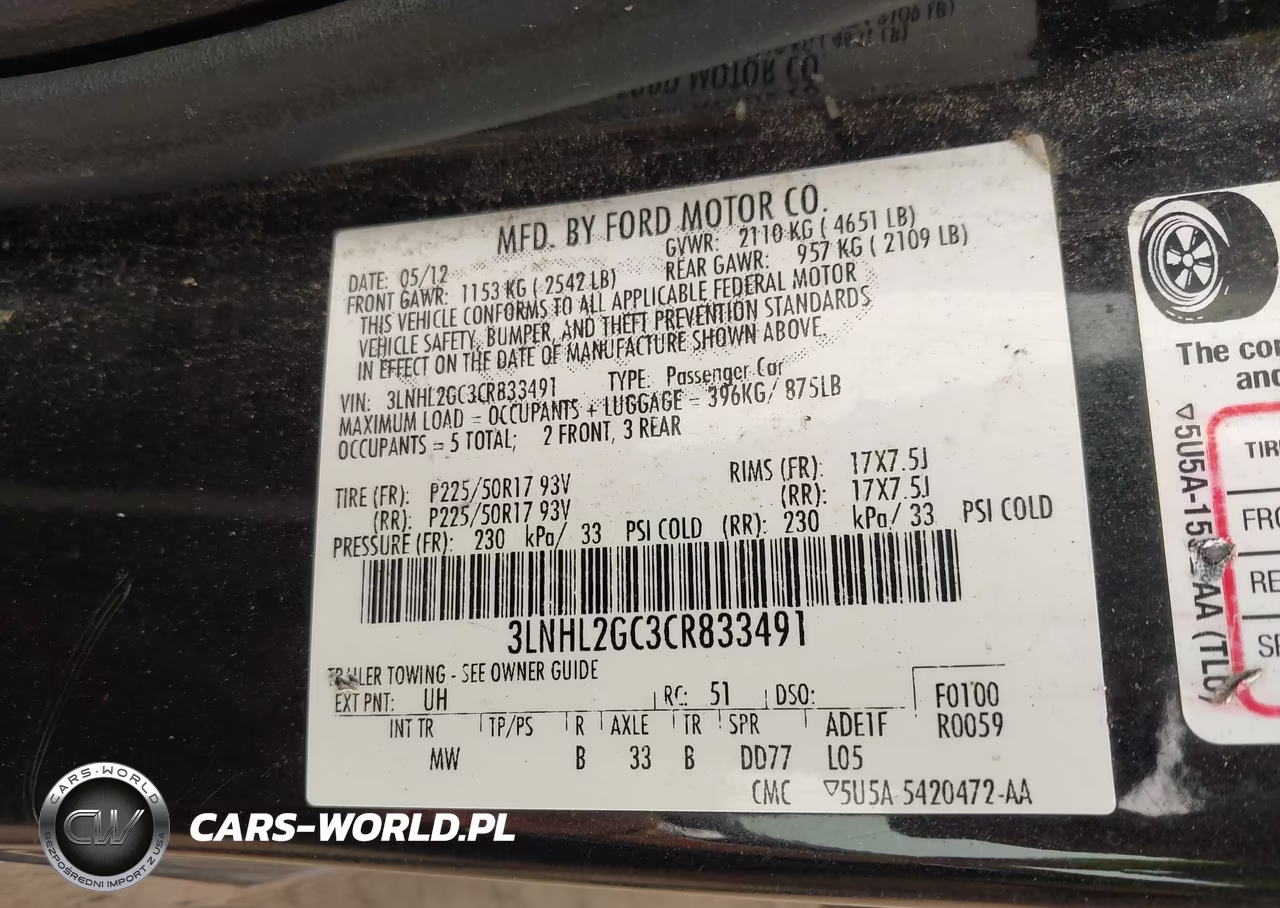 2012 Lincoln Mkz VIN:3LNHL2GC3CR833491 - 9