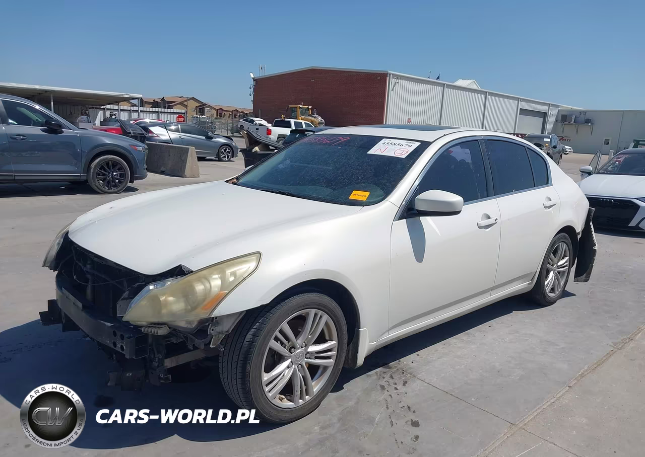 2011 Infiniti G25 Journey VIN:JN1DV6AP9BM831190 - 2