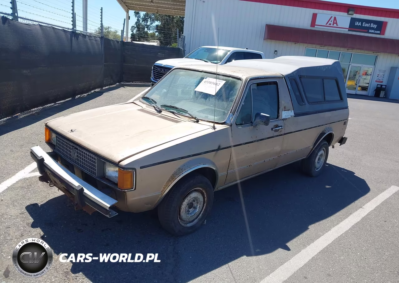 1981 Volkswagen Rabbit Truck VIN:1V1LG017XBV191553 - 2