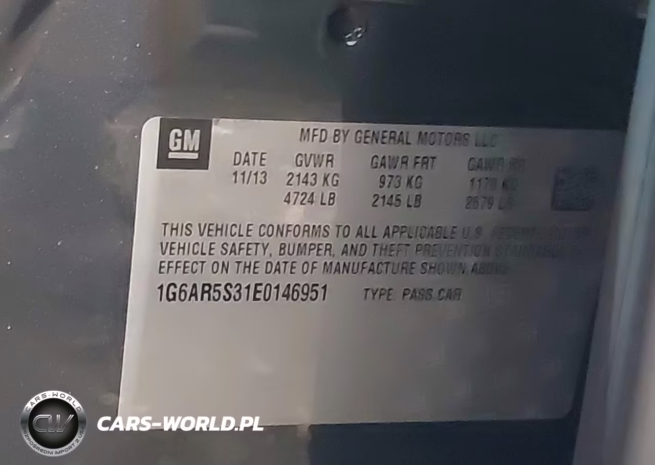 2014 Cadillac Cts Luxury VIN:1G6AR5S31E0146951 - 9