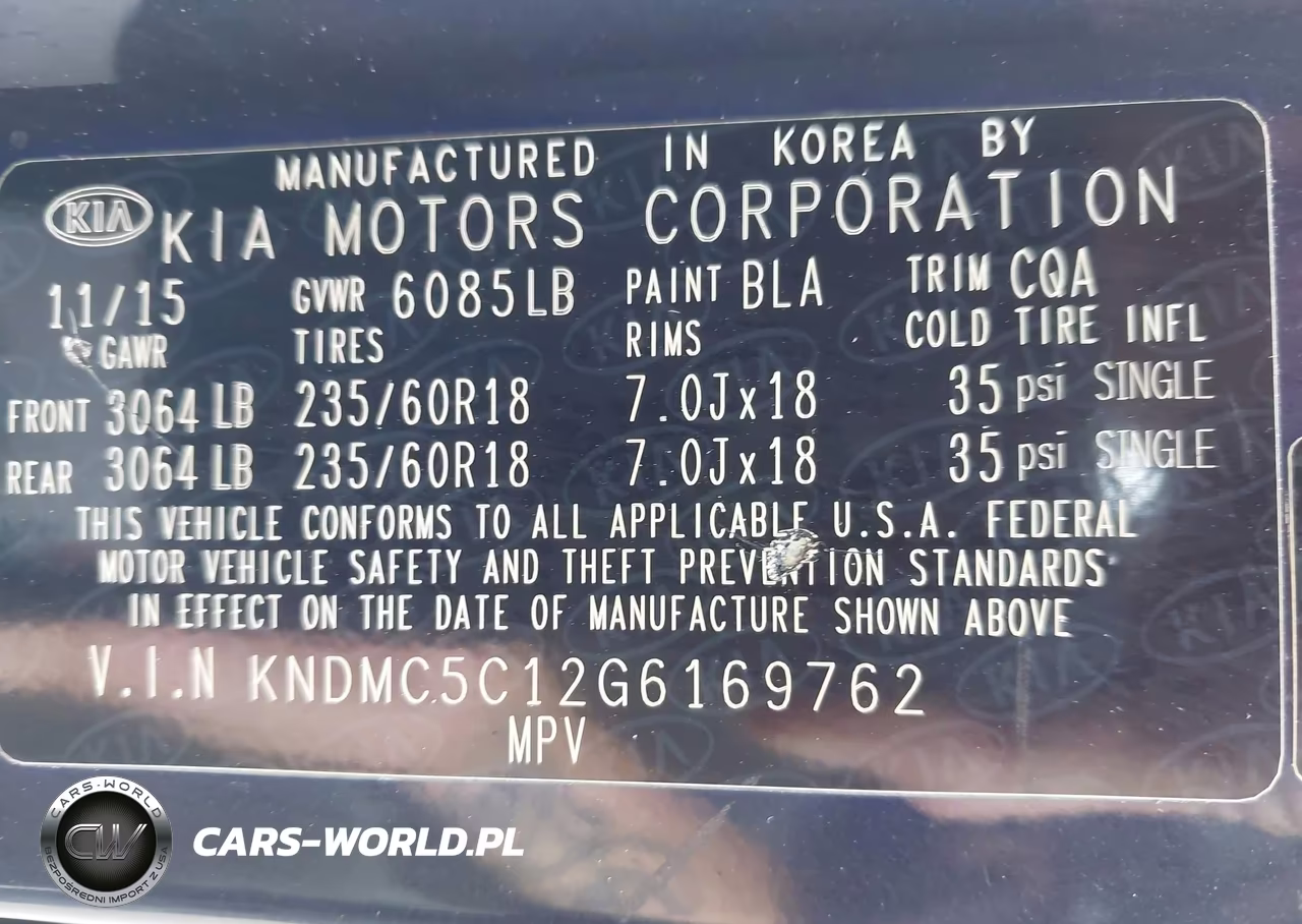 2016 Kia Sedona Sx VIN:KNDMC5C12G6169762 - 9