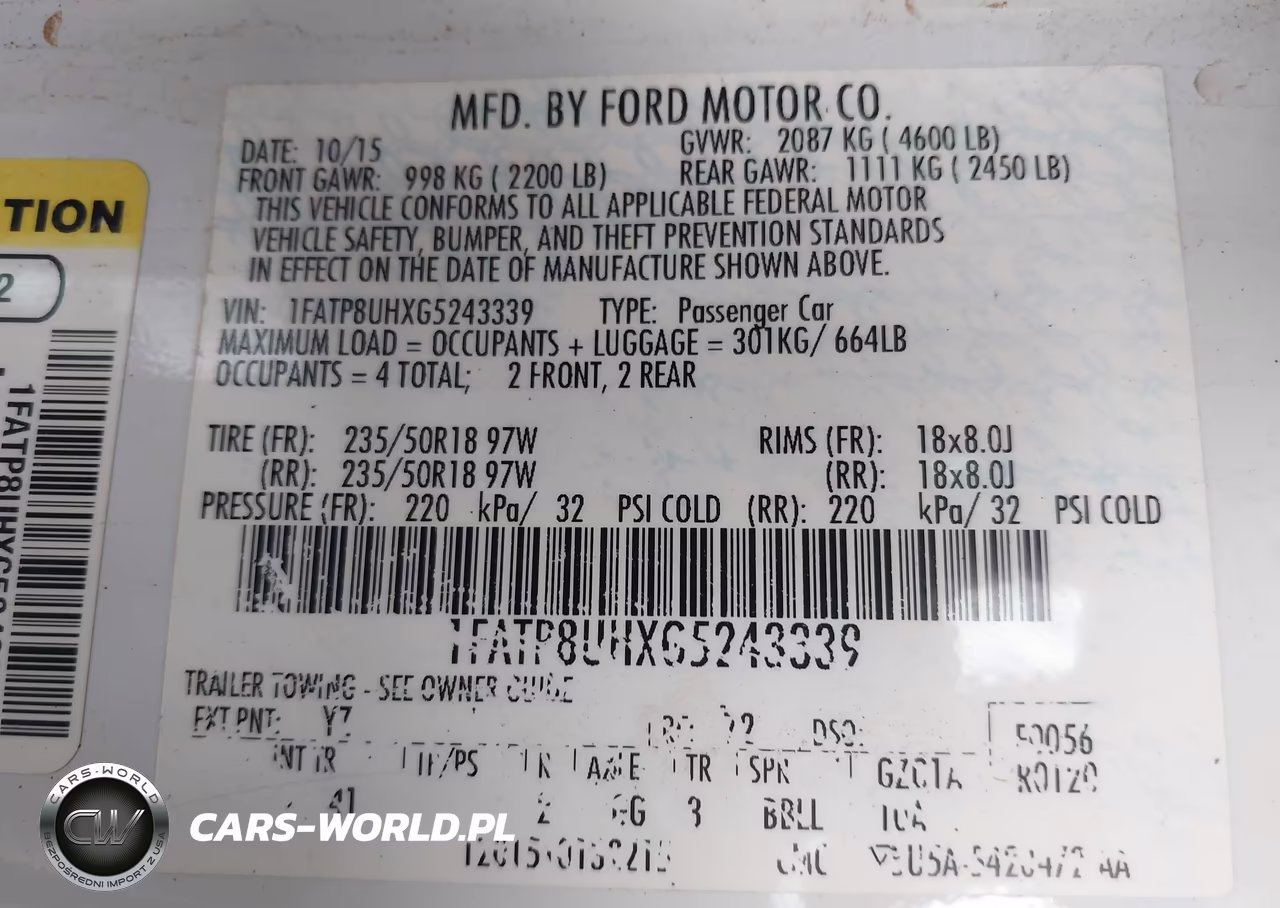 2016 Ford Mustang Ecoboost Premium VIN:1FATP8UHXG5243339 - 9