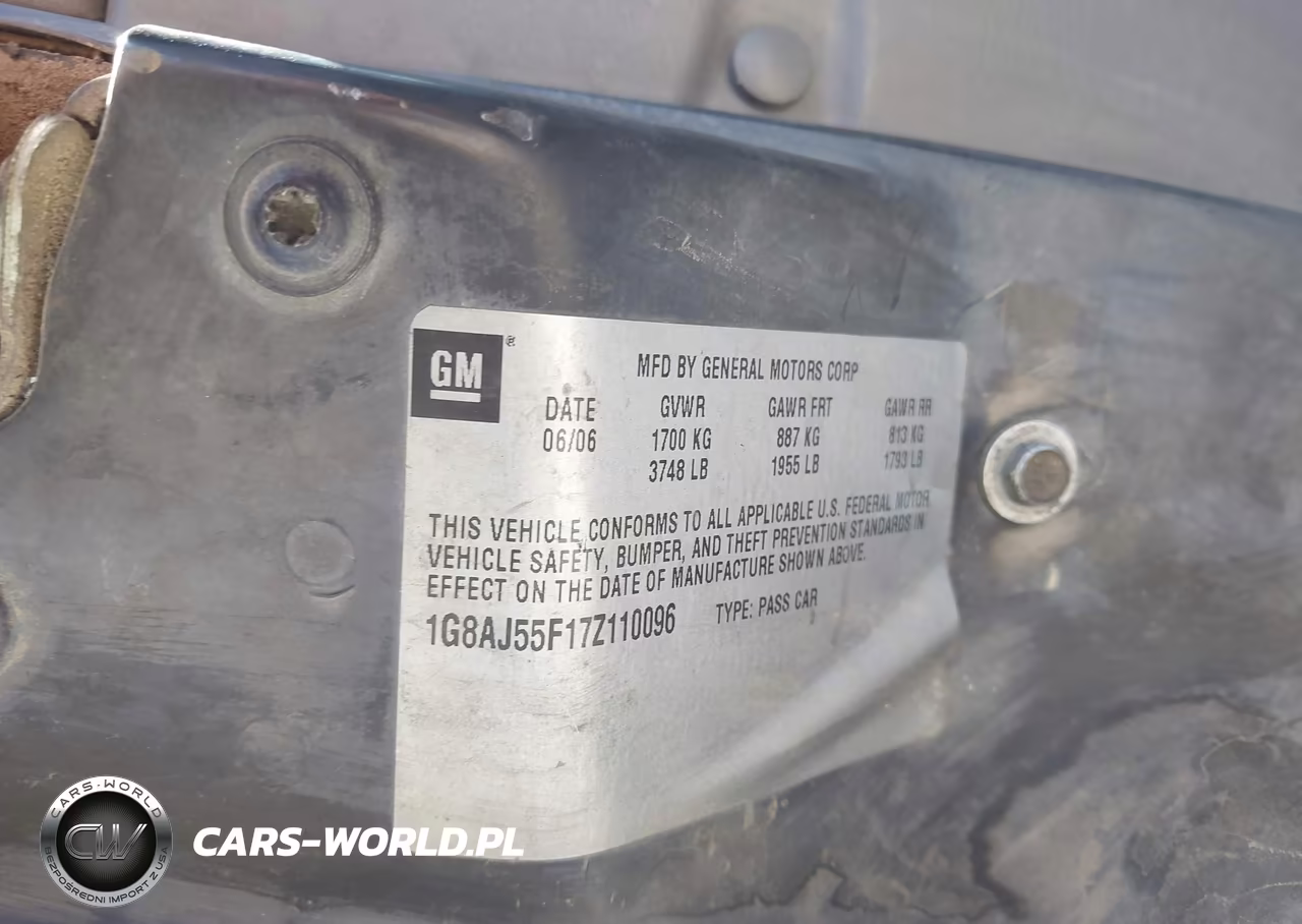 2007 Saturn Ion 2 VIN:1G8AJ55F17Z110096 - 9