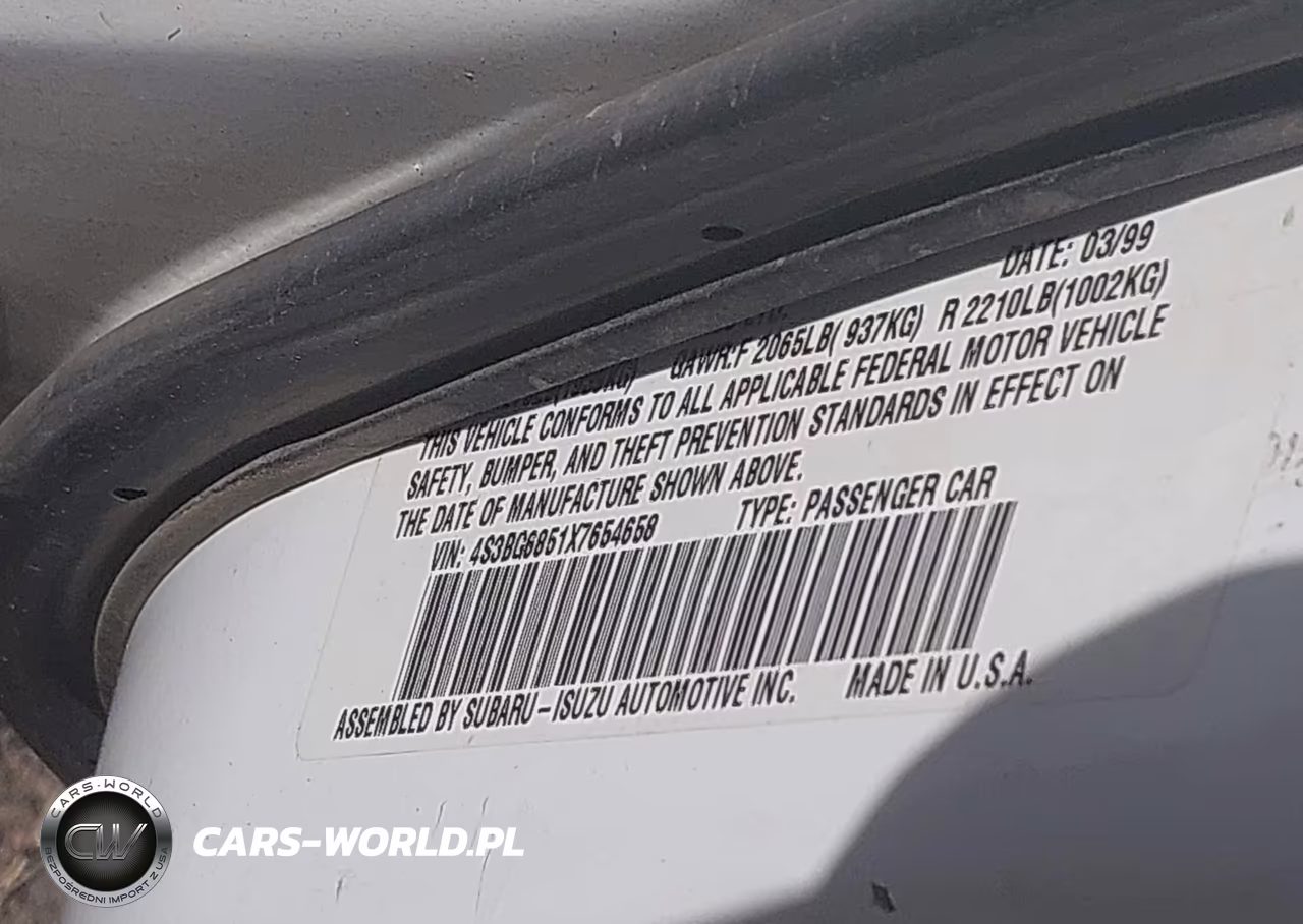 1999 Subaru Legacy 30Th Ann. Outback Ltd.-Outback VIN:4S3BG6851X7654658 - 9