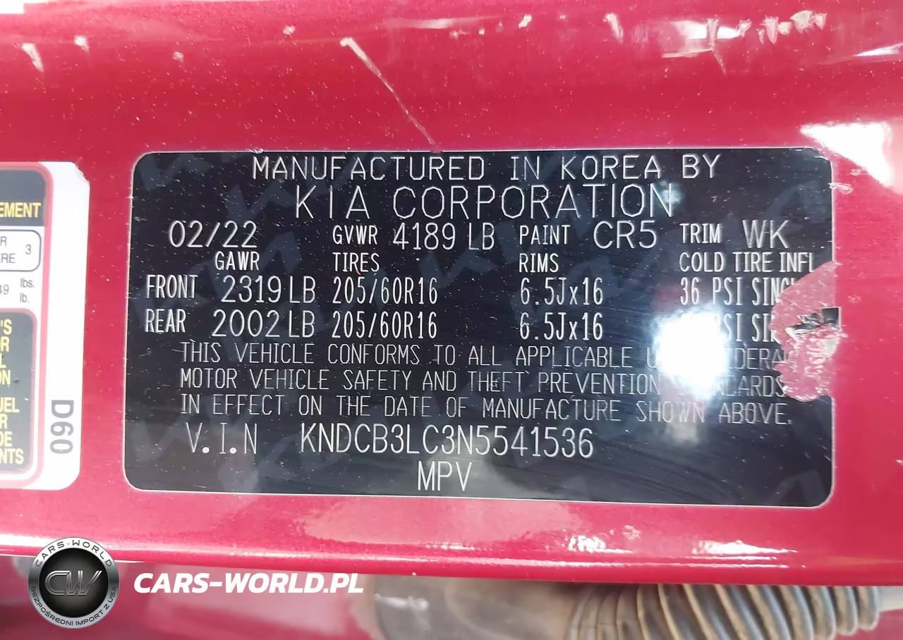 2022 Kia Niro Lxs Se VIN:KNDCB3LC3N5541536 - 9