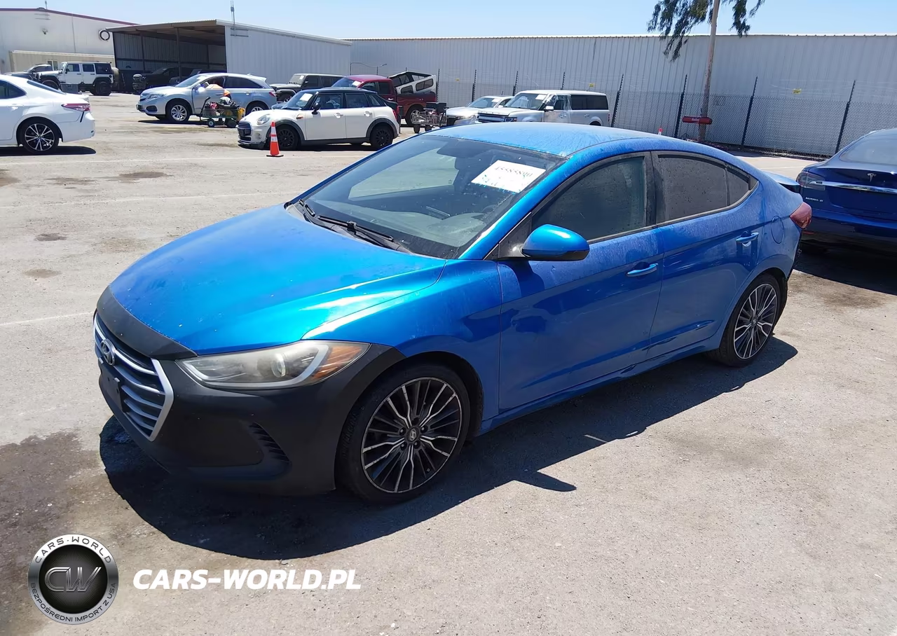 2018 Hyundai Elantra Se VIN:KMHD74LF8JU450439 - 2