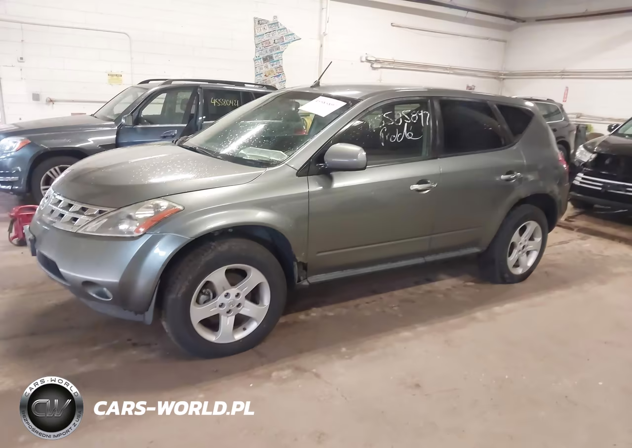 2005 Nissan Murano Sl VIN:JN8AZ08W35W400209 - 2