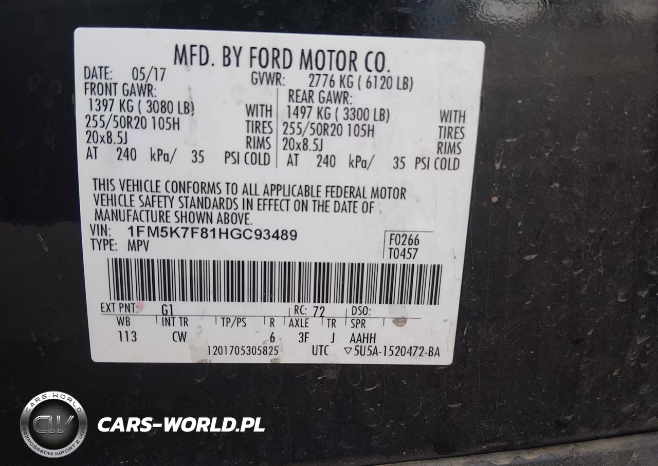 2017 Ford Explorer Limited VIN:1FM5K7F81HGC93489 - 9