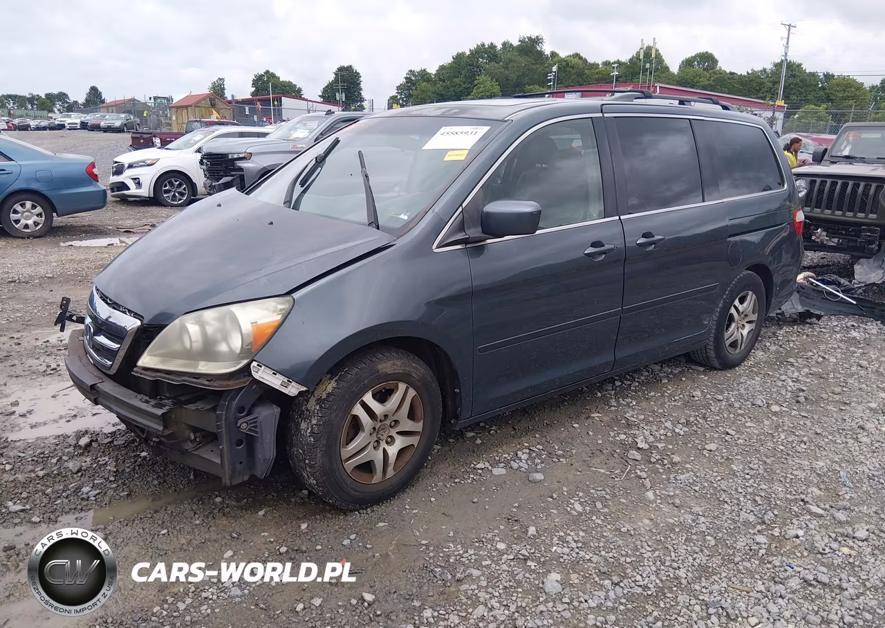 2005 Honda Odyssey Ex-L VIN:5FNRL38625B407514 - 2