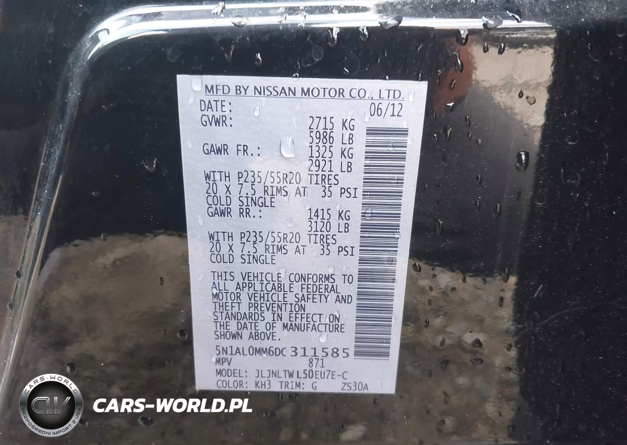 2013 Infiniti Jx35 VIN:5N1AL0MM6DC311585 - 9