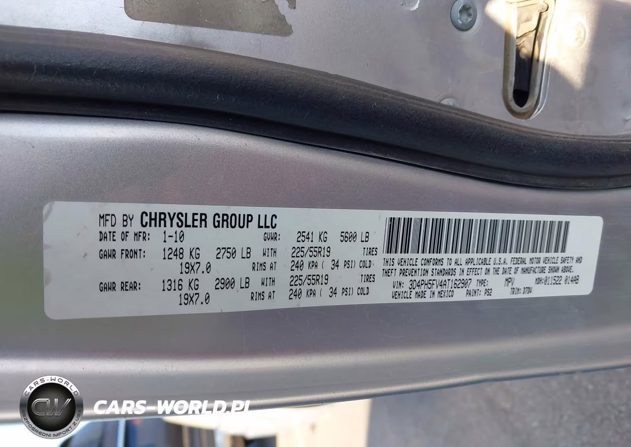 2010 Dodge Journey Sxt VIN:3D4PH5FV4AT162907 - 9