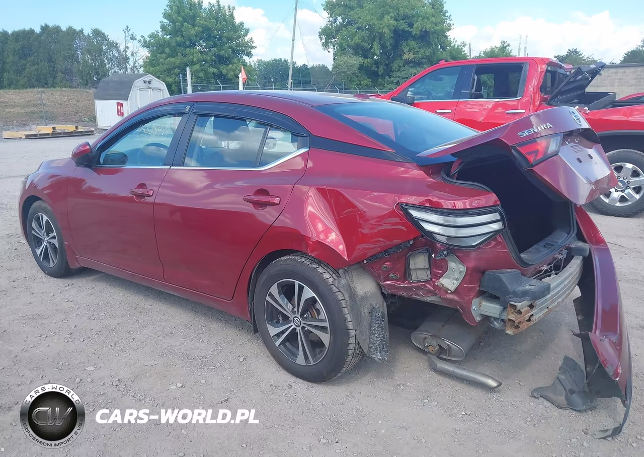 2021 Nissan Sentra Sv Xtronic Cvt VIN:3N1AB8CV6MY221590 - 3