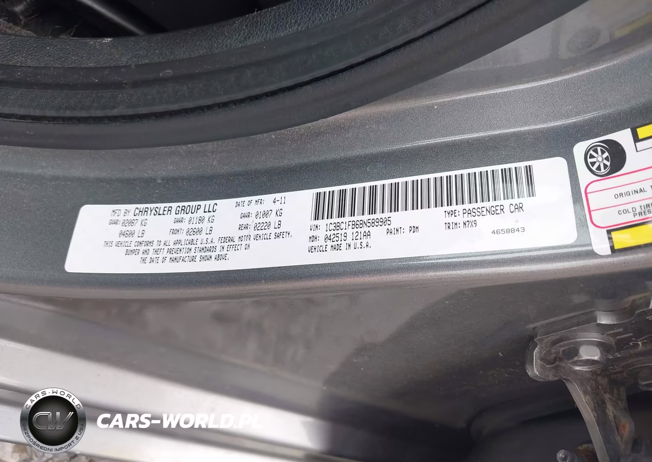 2011 Chrysler 200 Touring VIN:1C3BC1FB6BN589905 - 9