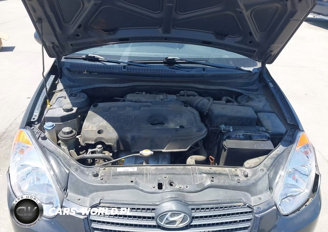 2008 Hyundai Accent Gls VIN:KMHCN46C58U244377 - 10