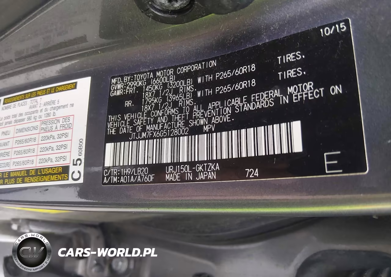 2016 Lexus Gx 460 Luxury VIN:JTJJM7FX6G5128002 - 9