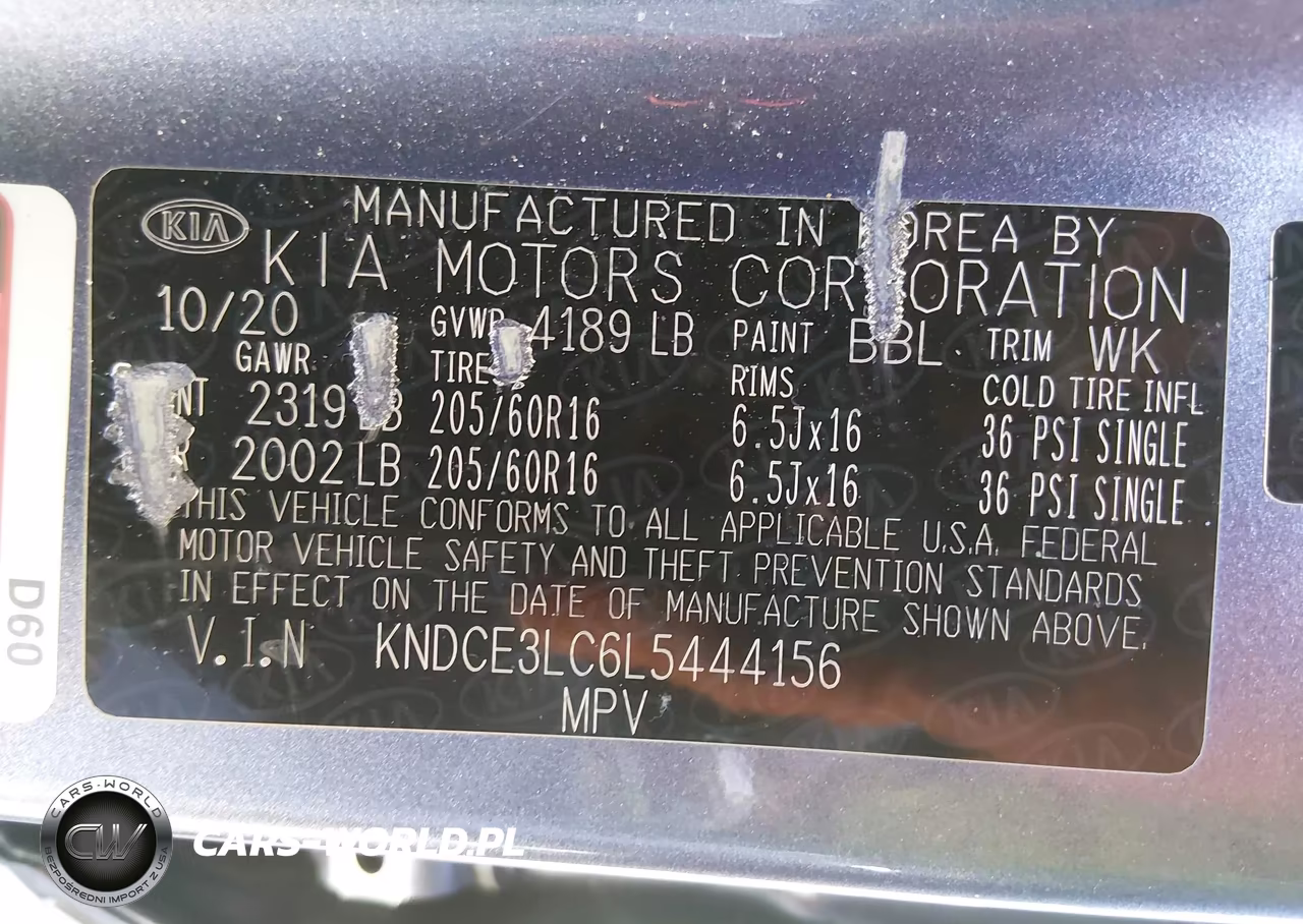 2020 Kia Niro Ex Premium VIN:KNDCE3LC6L5444156 - 9