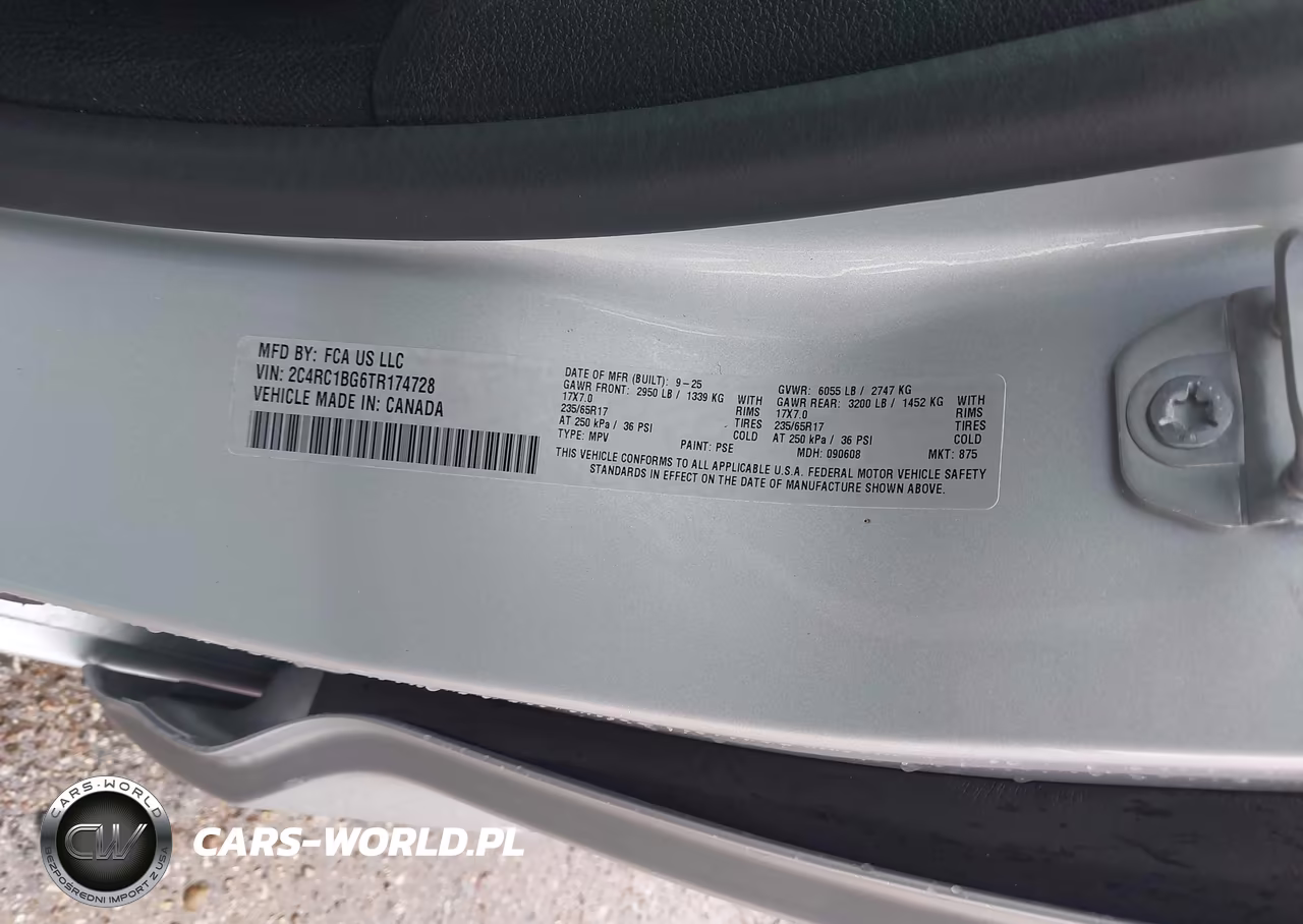2026 Chrysler Pacifica Select VIN:2C4RC1BG6TR174728 - 9