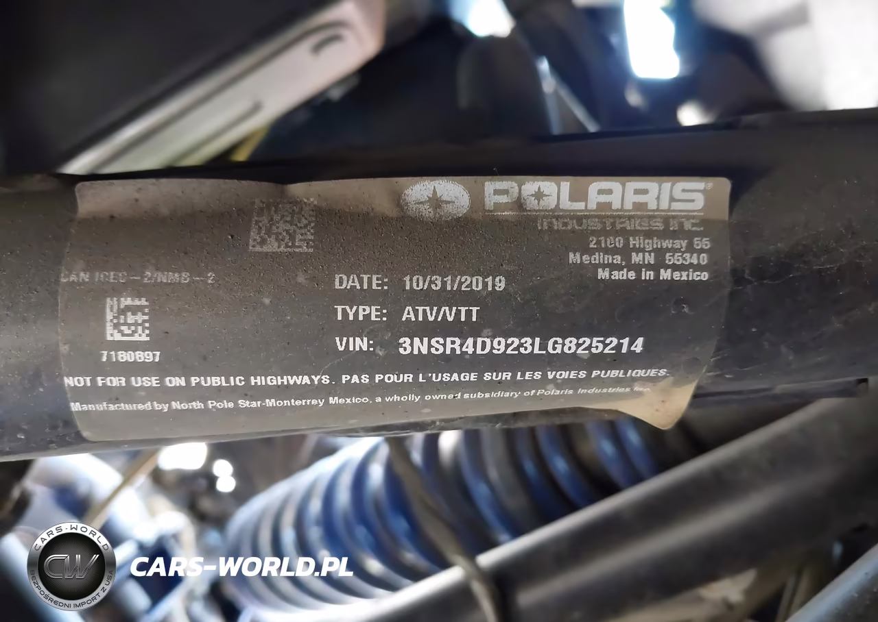 2020 Polaris Rzr Pro Xp 4 Ultimate VIN:3NSR4D923LG825214 - 10
